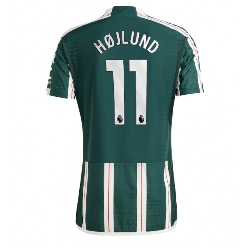 Maillot de foot Manchester United Rasmus Hojlund #11 Extérieur 2023-24 Manches Courte